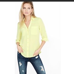🚫SOLD🚫BRAND NEW EXPRESS WOMENS’s PORTOFINO YELLOW SMALL